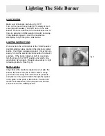 Preview for 10 page of Frigidaire Side Burner Use And Care Manual