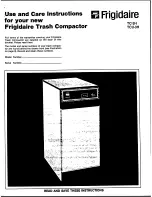 Preview for 1 page of Frigidaire TC-3H Use And Care Instructions Manual