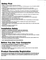 Preview for 2 page of Frigidaire TC-3H Use And Care Instructions Manual