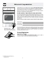 Предварительный просмотр 2 страницы Frigidaire TEF351E Use & Care Manual