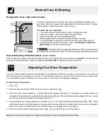 Предварительный просмотр 18 страницы Frigidaire TEF351E Use & Care Manual