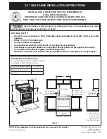 Frigidaire TGF657BF Installation Instructions Manual preview