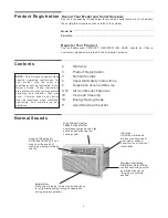 Предварительный просмотр 3 страницы Frigidaire THRU-THE-WALL ELECTRONIC CONTROL AIR CONDITIONER Use And Care Manual