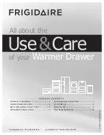 Preview for 1 page of Frigidaire Warmer Drawer Use & Care Manual