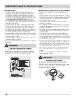 Предварительный просмотр 4 страницы Frigidaire Washer Use & Care Manual