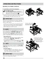 Предварительный просмотр 8 страницы Frigidaire Washer Use & Care Manual