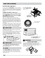 Предварительный просмотр 24 страницы Frigidaire Washer Use & Care Manual