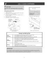 Предварительный просмотр 17 страницы Frigidaire WRS6R3EW2 Use & Care Manual