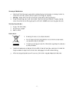 Preview for 7 page of Frigidaire Zurich TZRF-1/0344 Instructions Manual