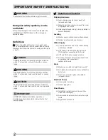 Preview for 2 page of FrigidaireWasher Webster Installation Instructions Manual