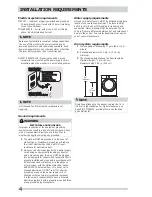 Preview for 4 page of FrigidaireWasher Webster Installation Instructions Manual