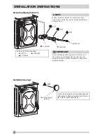 Preview for 8 page of FrigidaireWasher Webster Installation Instructions Manual