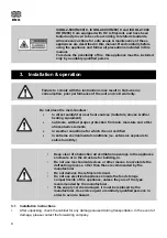 Preview for 9 page of FRIGOGLASS ICOOL2-1000 HD R290 C User Manual