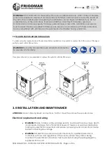 Предварительный просмотр 4 страницы FRIGOMAR CU50VFD User Instruction