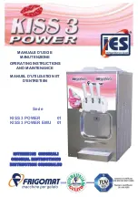 Frigomat KISS 3 POWER Series Operatinginstructions And Maintenance предпросмотр