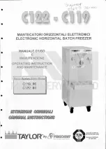 Frigomat TAYLOR C119 Operating Instruction preview