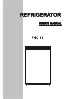 Preview for 1 page of Frigor FHC 85 User Manual