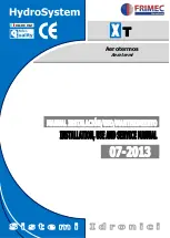 Preview for 1 page of FRIMEC AEROTHERMS Installation Use And Service Manual