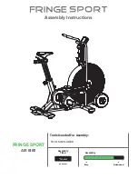 Предварительный просмотр 1 страницы FRINGE SPORT AIR BIKE Assembly Instructions Manual