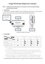 Fringer NF-FX User Manual preview