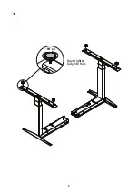 Предварительный просмотр 9 страницы FRISKA Stockholm Bluetooth Corner Standing Desk Assembly Instructions Manual