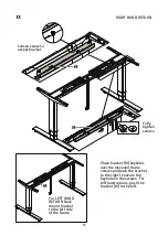 Предварительный просмотр 17 страницы FRISKA Stockholm Bluetooth Corner Standing Desk Assembly Instructions Manual