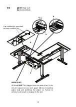 Предварительный просмотр 24 страницы FRISKA Stockholm Bluetooth Corner Standing Desk Assembly Instructions Manual