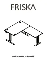 Preview for 1 page of FRISKA Stockholm Corner Desk Assembly