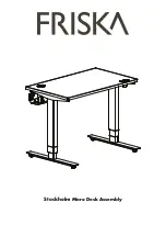 Preview for 1 page of FRISKA Stockholm Micro Desk Assembly