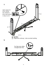 Preview for 4 page of FRISKA Stockholm Micro Desk Assembly