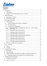 Preview for 4 page of Fristam Pumpen FC Series Operator'S Manual