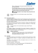 Preview for 23 page of Fristam Pumpen FC Series Operator'S Manual