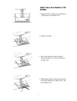 Предварительный просмотр 6 страницы Frister Rossmann 404 QUILTER PROFESSIONAL Quick Reference Instructions