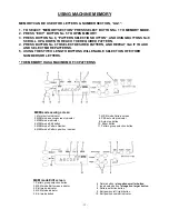 Предварительный просмотр 13 страницы Frister Rossmann 404 QUILTER PROFESSIONAL Quick Reference Instructions