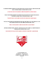 Preview for 19 page of Fritel 142124 Instruction Manual