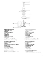 Preview for 3 page of Fritel JE 3877 User Manual & Recipe Book