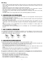 Preview for 6 page of Fritel MG 1500 Instruction Manual