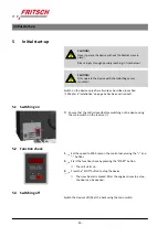 Preview for 20 page of Fritsch 16.60 0 Series Operating Instructions Manual