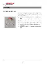 Preview for 32 page of Fritsch 16.60 0 Series Operating Instructions Manual