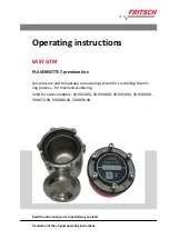 Предварительный просмотр 27 страницы Fritsch 50.9020.00 Operating Instructions Manual