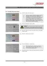 Предварительный просмотр 43 страницы Fritsch 50.9020.00 Operating Instructions Manual