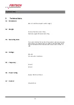 Preview for 16 page of Fritsch ANALYSETTE 18 Operating Instructions Manual