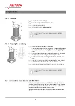 Preview for 24 page of Fritsch ANALYSETTE 18 Operating Instructions Manual