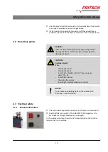 Preview for 15 page of Fritsch ANALYSETTE 28 IMAGESIZER Operating Instructions Manual