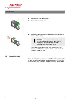 Preview for 18 page of Fritsch ANALYSETTE 28 IMAGESIZER Operating Instructions Manual