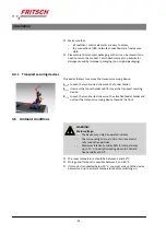 Preview for 22 page of Fritsch ANALYSETTE 28 IMAGESIZER Operating Instructions Manual