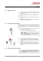 Preview for 49 page of Fritsch ANALYSETTE 28 IMAGESIZER Operating Instructions Manual