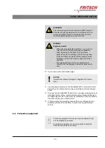 Preview for 17 page of Fritsch ANALYSETTE 3 Operating Instructions Manual