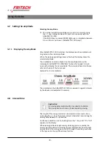 Preview for 34 page of Fritsch ANALYSETTE 3 Operating Instructions Manual