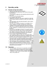 Предварительный просмотр 9 страницы Fritsch PULVERISETTE 16 Operating Instructions Manual